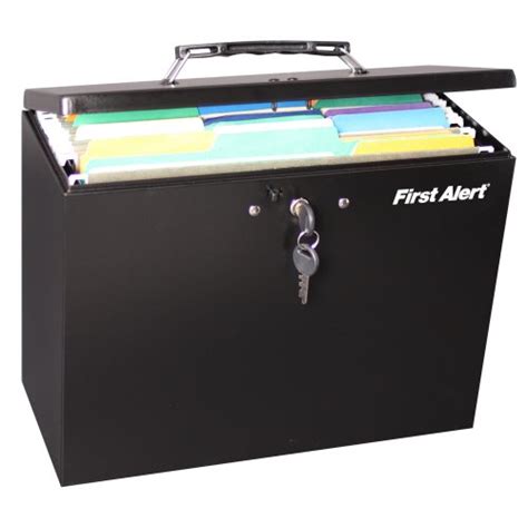 First Alert Steel Hanging Folder File Bo